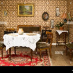 Alte Wohnzimmer Interieur Aus Jahres 1920 Stockfotografie – Alamy Pertaining To Wohnzimmer Alt