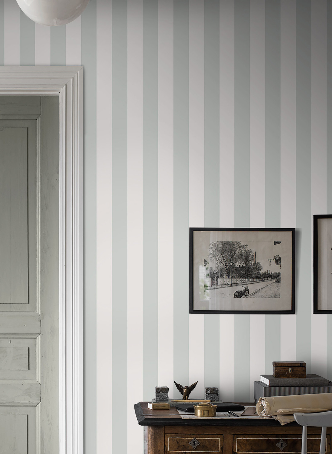 Boras Tapete Falsterbo Stripe throughout Landhaus Tapeten Wohnzimmer