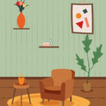 Gemütliches Wohnzimmer Innen Clipart Vektor 12776286 Vektor Kunst Pertaining To Wohnzimmer Clipart