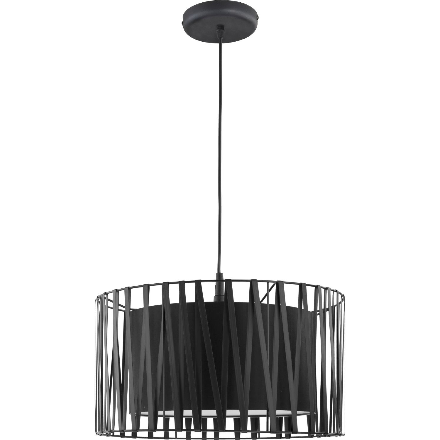 Hängelampe Wohnzimmer Modern Schwarz Metall ∅40Cm Leuchte with regard to Lampe Wohnzimmer Schwarz