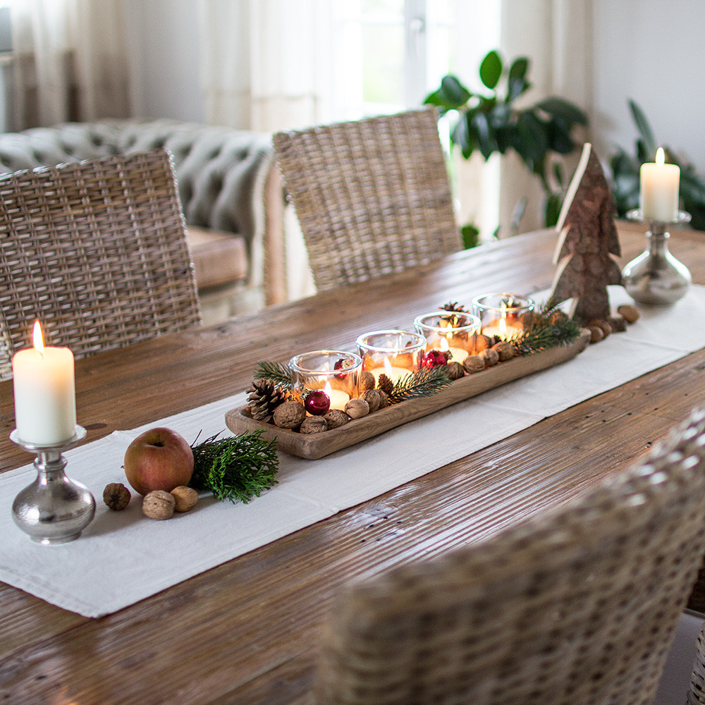 Holzschale Zum Dekorieren | Shop Für Kreative Holzdeko within Weihnachtlich Dekorieren Wohnzimmer