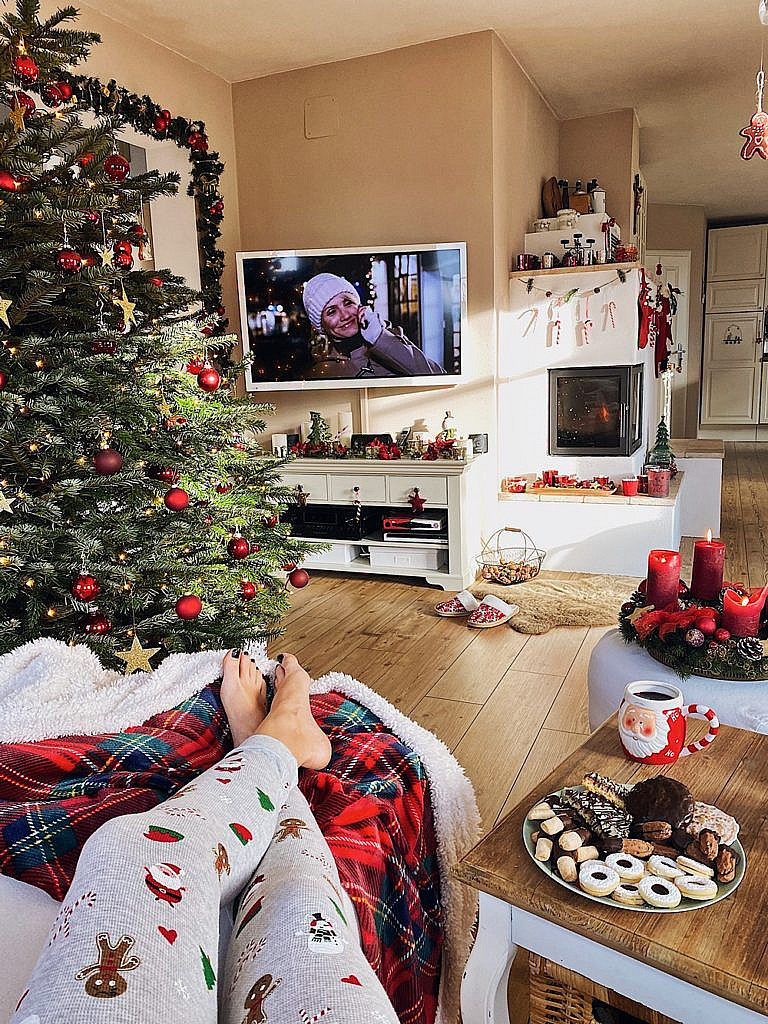 Meine Weihnachtsdekoration - Haustür, Treppengeländer, Wohnzimmer inside Weihnachtlich Dekorieren Wohnzimmer