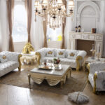 Sofaset Weiß Gold | Lionsstar Gmbh With Regard To Gold Wohnzimmer