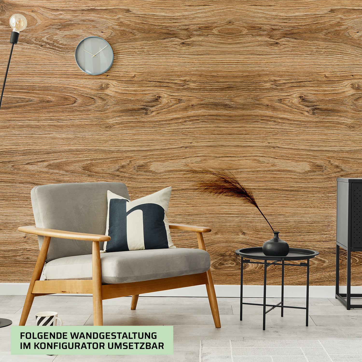 Wandverkleidung Für Das Wohnzimmer Mit Holz V1 Motiv in Wandgestaltung Wohnzimmer Holz