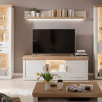 Wohnwand Marlis 22 Pinie Aurelio Nb 4 Teilig Wohnzimmer Tv Wand | Expendio With Regard To Wohnzimmer Wand