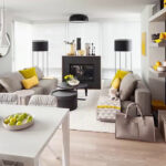 Wohnzimmer Gelb Und Grau Ideen | Haus Ideen For Wohnzimmer Grau Gelb