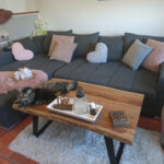 Wohnzimmer #Weiß #Grau #Rosa #Altrosa #Katze #Couch Throughout Rosa Grau Wohnzimmer